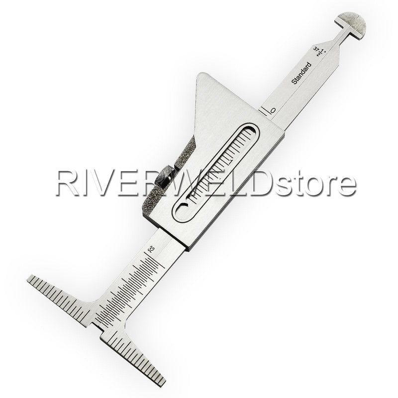 Hi Lo Welding Gauge Gage Stainless Steel Test Ulnar Welder Inspection Gauge Both Inch and Metric Inch & Metric