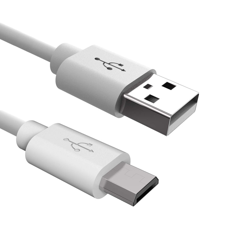Geekria Charging Cable for Sony SRS-XB32 SRS-XB22 SRS-XB20 SRS-XB31 SRS-XB41 SRS-X11 SRS-XB01 SRS-BTV5 / USB-A to Micro-USB Charger Cord for Sony Wireless Bluetooth Speaker (White 2Pack 1FT)