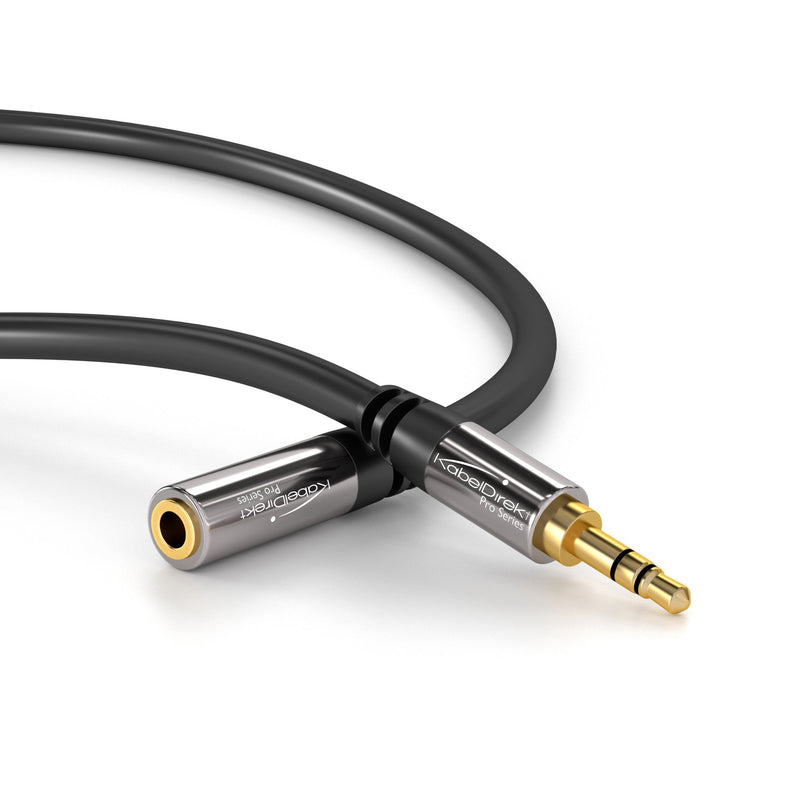 KabelDirekt â€“ (6 feet 3.5mm Male to 3.5mm Female Stereo Audio Extension Cable â€“ Pro Series 6 feet