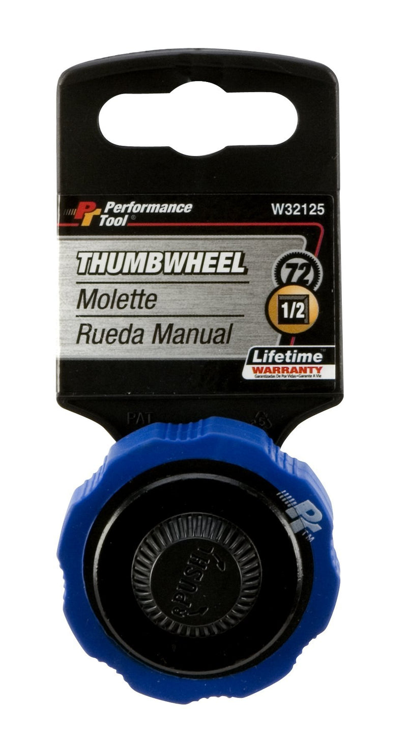Performance Tool W32125 1/2 Drive Thumbwheel Ratchet 1/2" Drive Thumbwheel Ratchet