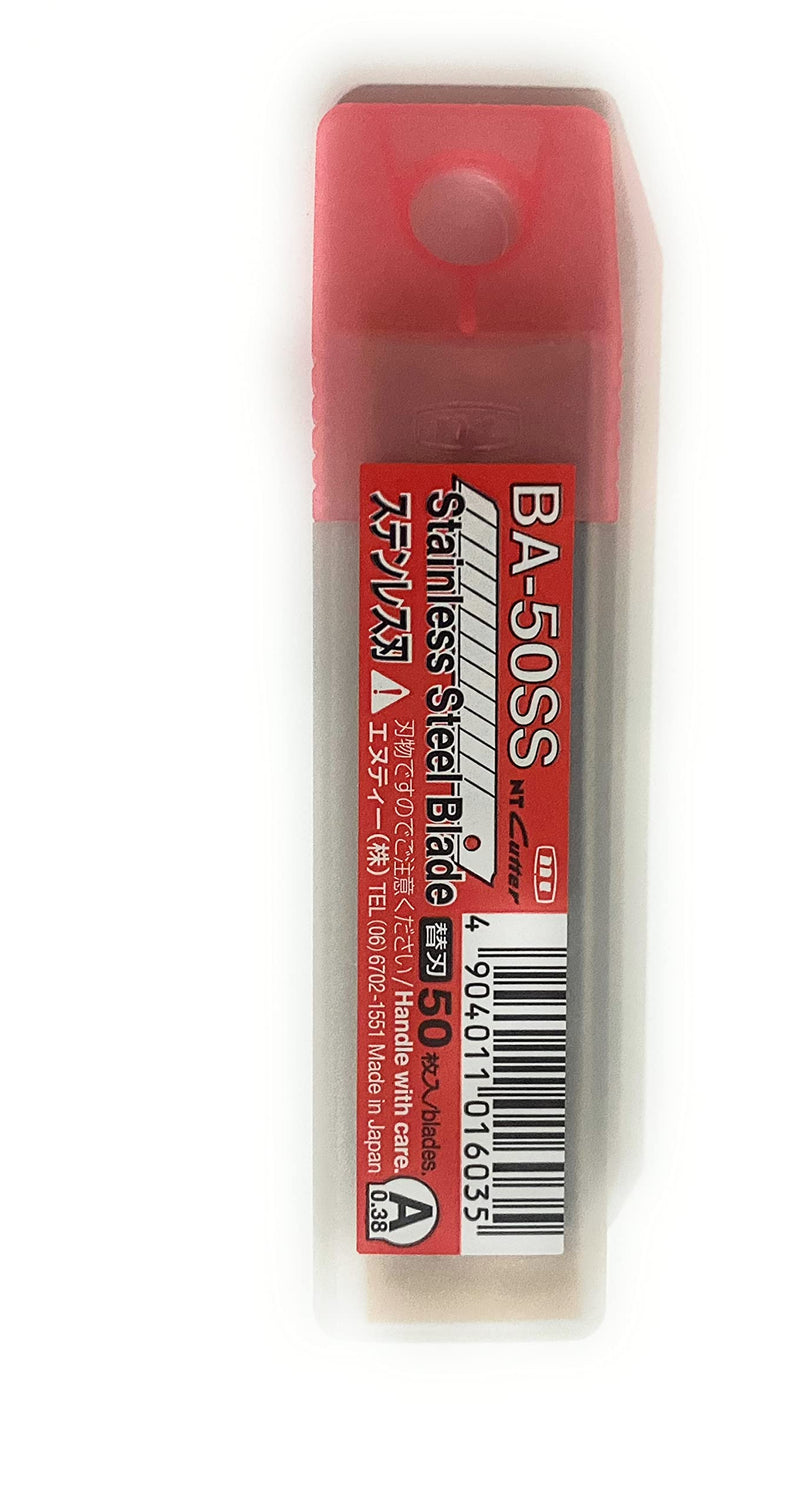 NT-00101 - (Case of 2 units) NT BA-50SS Stainless Steel Snap Blades (50 blades per unit)