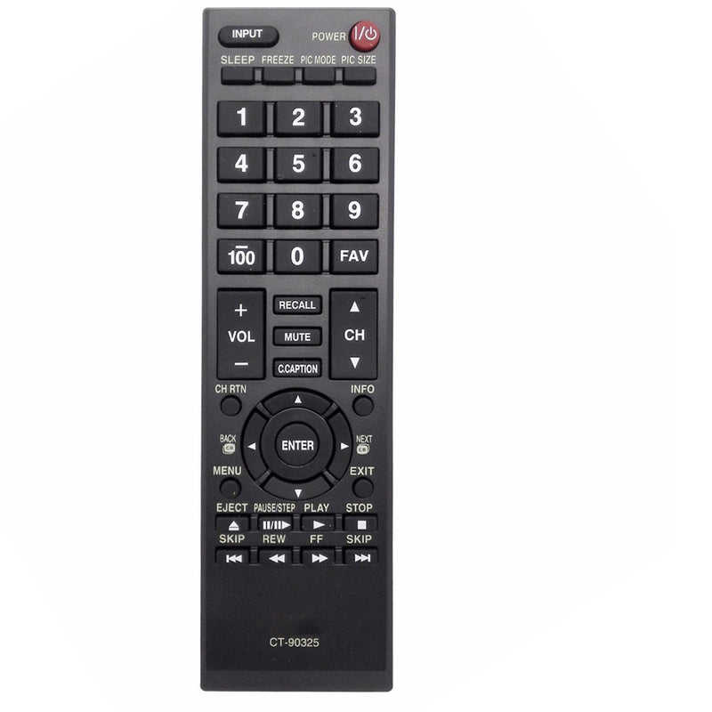 New CT-90325 CT90325 Remote Control Fit for Toshiba TV 32c110u 32c120u 32l1400u 50l1350u 50l5200u 19SL410U 22AV600UZ 24SL410UM 26C10 29L1350U 32E200U 32SL410U 40L5200U1 50L1350 55G310U 65HT2U
