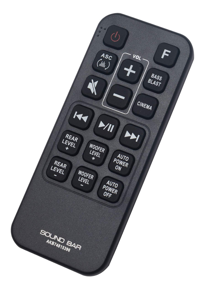 AKB74815396 Replaced Remote fit for LG Sound Bar SJ4R SJ4Y SJ4Y-S