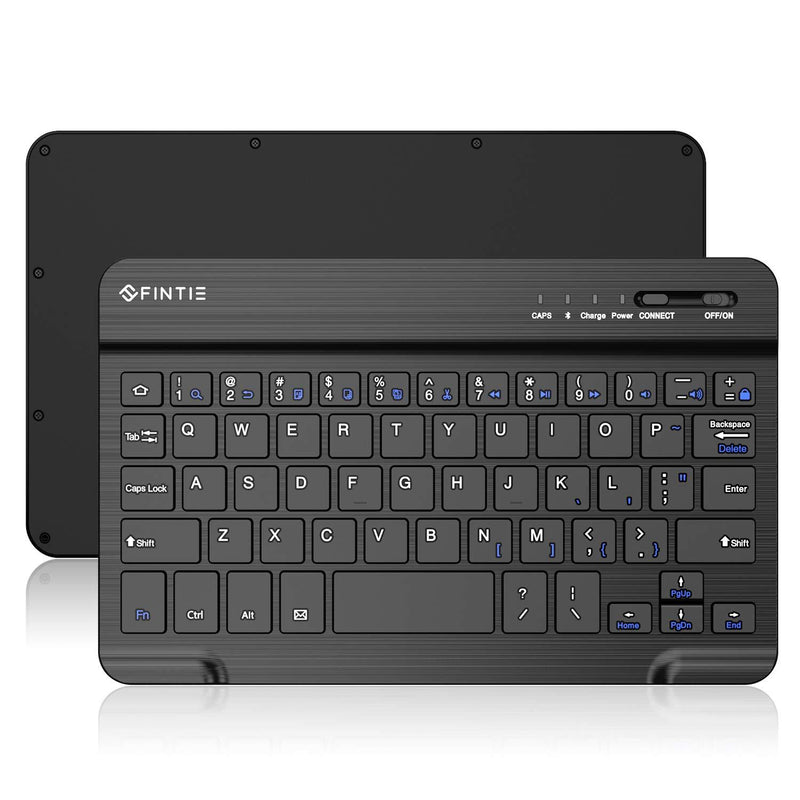 Fintie 7-Inch Ultrathin (4mm) Wireless Bluetooth Keyboard for Android Tablet Samsung Galaxy Tab E/Tab A/Tab S, ASUS, Lenovo and Other Android Devices