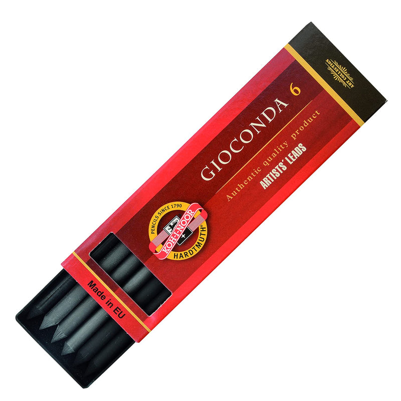 Koh-I-Noor 6 Gioconda 5.6 mm Graphite Leads. 4865/6B