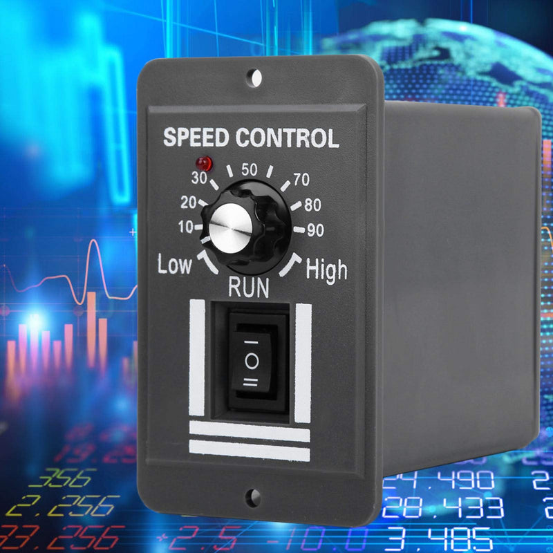 Fyearfly Brush Motor Speed Controller, DC12-60V 20A DC Brush Motor Speed Controller Forward/Reverse Electric Motor Speed Controller