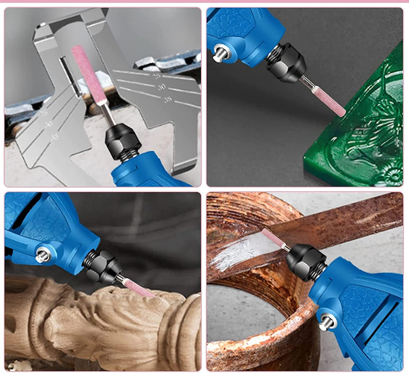 50pcs Sharpening Grinding Wheel Polishing Grinding Head Rotary Tool with 4mm Grindstone Points