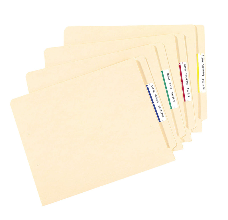 Avery Removable 2/3 x 3 7/16 File Folder Labels 750 Pack (6466) White