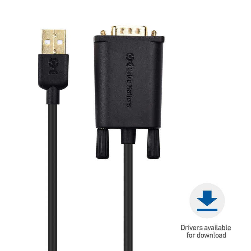 Cable Matters USB to Serial Adapter Cable (USB to RS232, USB to DB9) 3 Feet