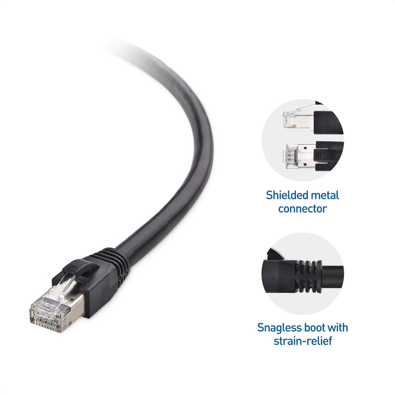 Cable Matters 40Gbps Cat8 Ethernet Cable (Category 8 Ethernet Cable, S/FTP Cat8 Cable) - 10 Feet 10 ft