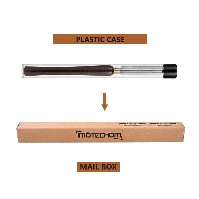 IMOTECHOM 1-Inches HSS Roughing Gouge Lathe Chisel Wood Turning Tools with Walnut Handle, Round Plastic Box and Hanging Bag 1-Inches Roughing Gouge