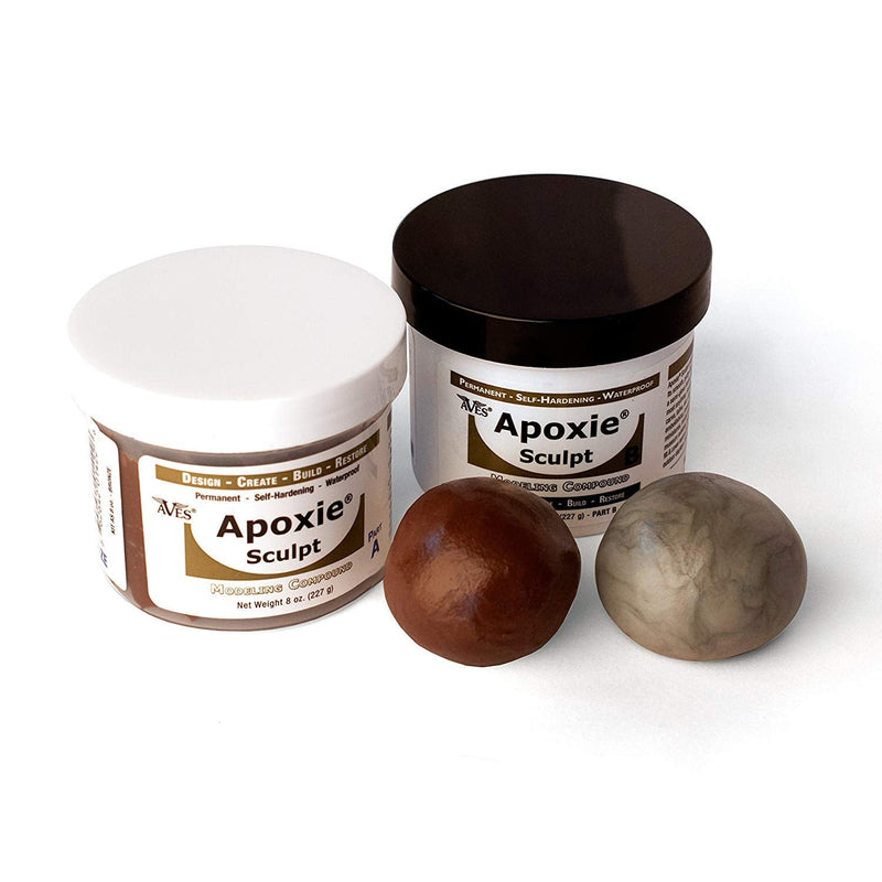 Aves Apoxie Sculpt - 2 Part Modeling Compound (A & B) - 1 Pound, Bronze