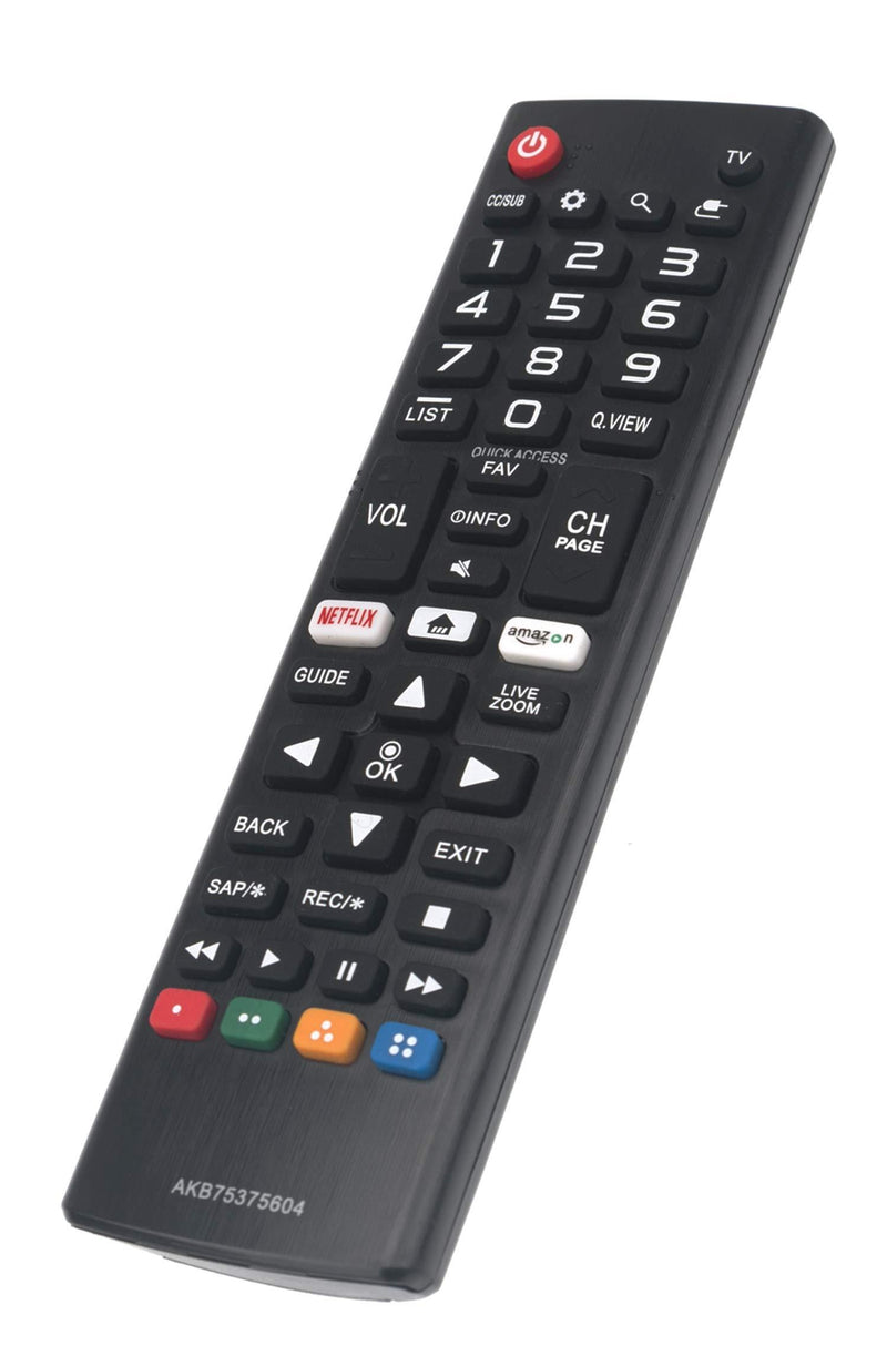 New AKB75375604 Replaced Remote fit for LG Smart TV 43UK6090PUA 49UK6090PUA 50UK6090PUA 55UK6090PUA 60UK6090 65UK6090PUA 70UK6190PUB 75UK6190PUB 43LK5700PUA 49LK5700PUA 32LK610B 24LJ4840-WU