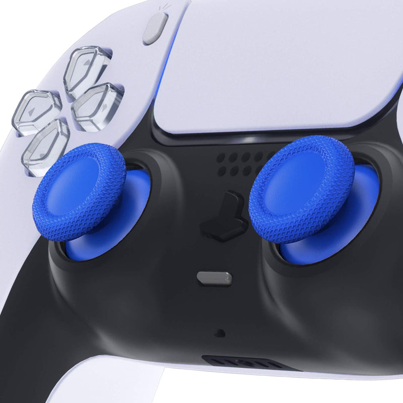 eXtremeRate Blue Replacement Thumbsticks for Playstation 5 Controller, for PS5 Controller Analog Stick, Custom Joystick for PS4 All Model Controller