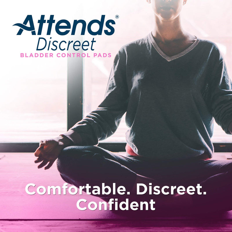 Attends Discreet Bladder Control Pads, Moderate Absorbency Liner Pads, ADPMOD - Pack of 20