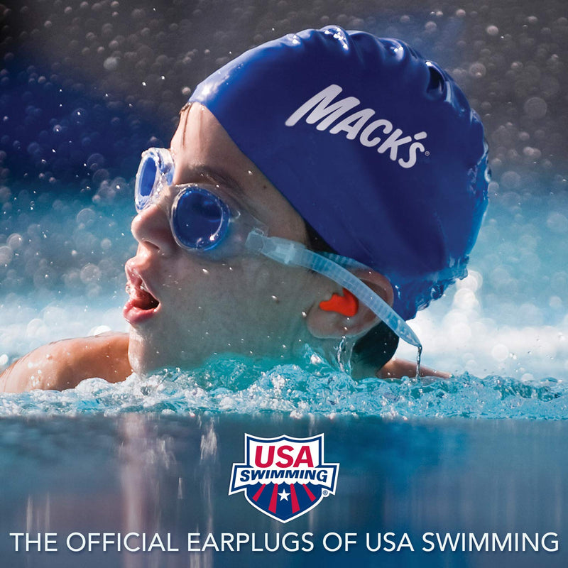 Mack's Soft Moldable Silicone Putty Ear Plugs – Kids Size, 15 Pair – Comfortable Small Earplugs for Swimming, Bathing, Travel, Loud Events and Flying