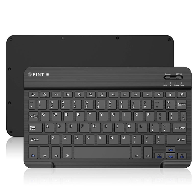 Fintie 10-Inch Ultrathin (4mm) Wireless Bluetooth Keyboard for Android Tablet Samsung Galaxy Tab E/Tab A/Tab S, ASUS, Google Nexus, Lenovo and Other Android Devices