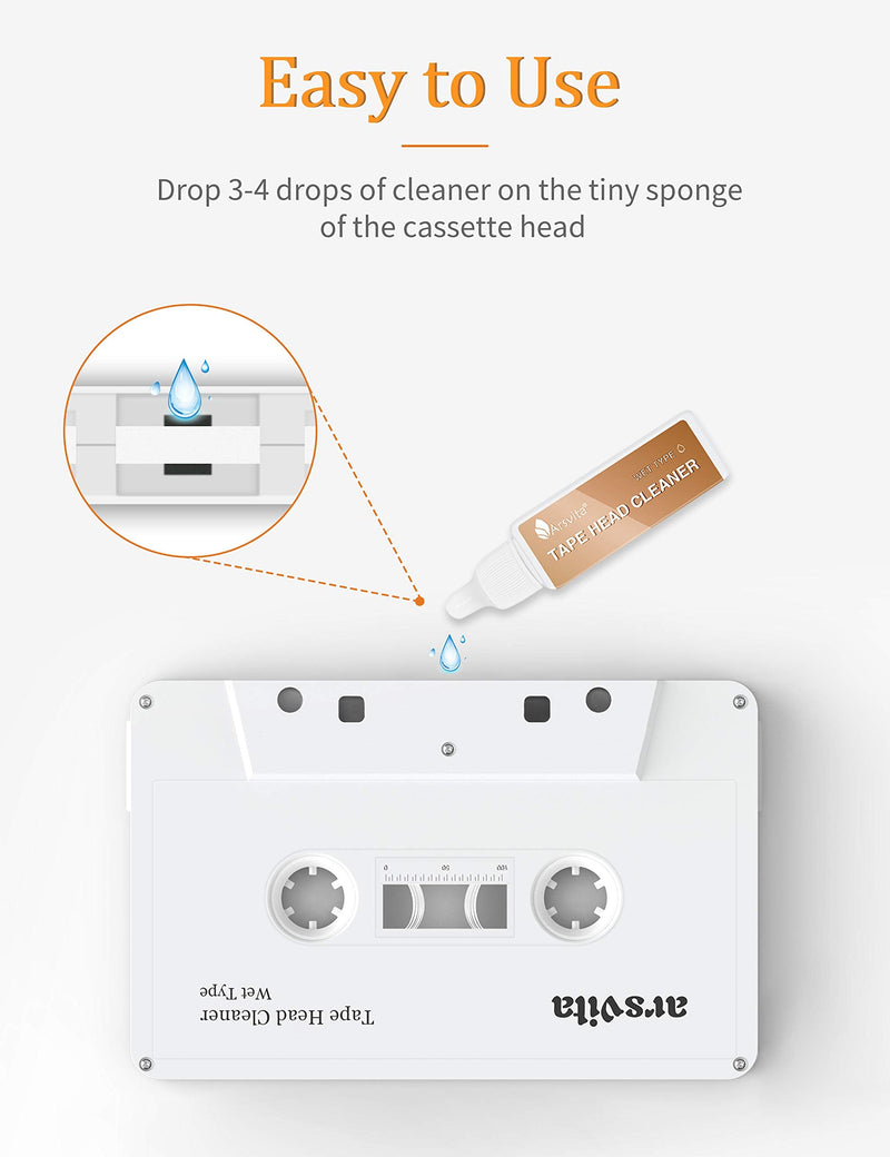 Arsvita Audio Cassette Head Cleaner