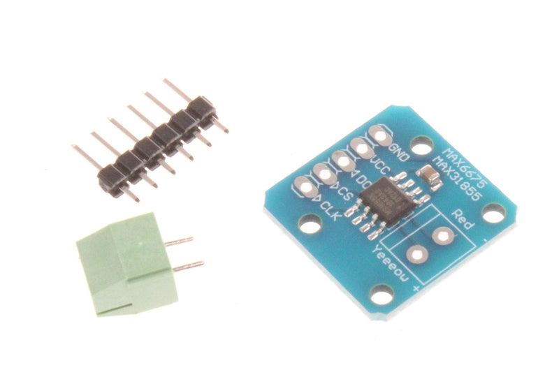 NOYITO MAX31855 K-Type Thermocouple Breakout Board Thermocouple Sensor Module Temperature -200°C to +1350°C SPI Interface Digital Direct Readability Temperature