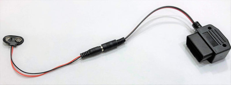 USB/9V Powered OBD Connector Memory Saver for Vehicle Battery Replacement/Disconnect Short/Long Term Memory Storage