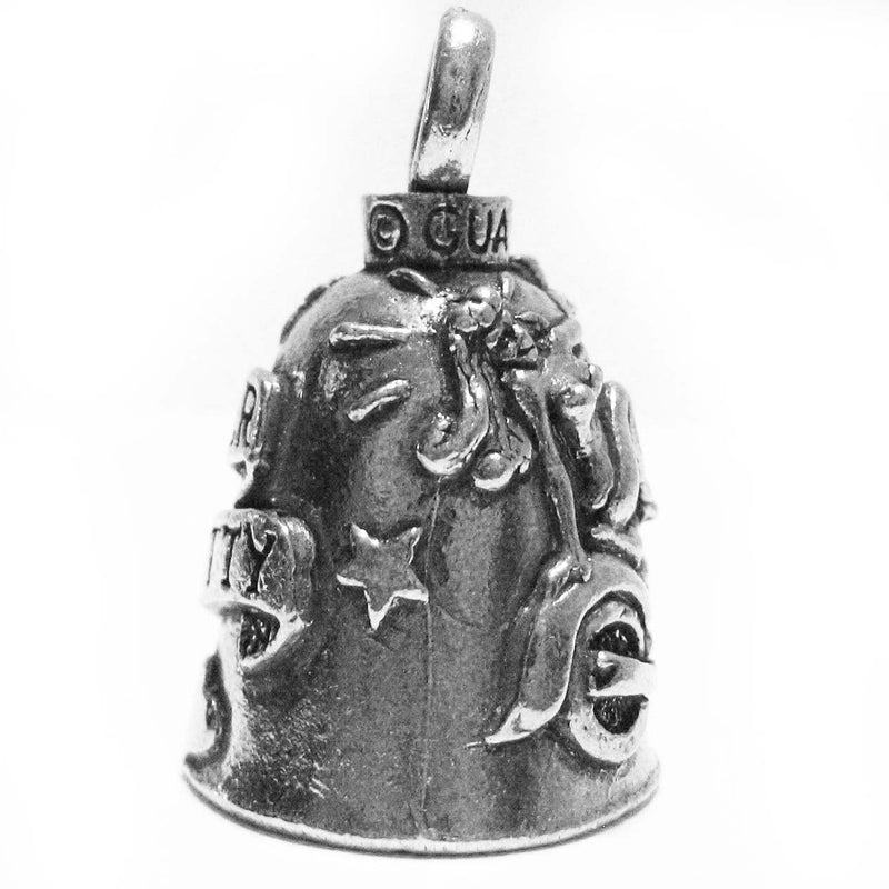 Guardian Biker Betty V Twin Motorcycle Biker Luck Gremlin Riding Bell or Key Ring