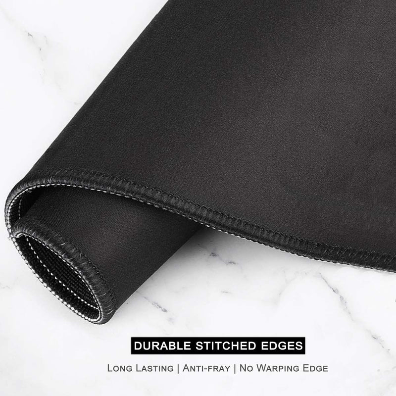 Auhoahsil Large Mouse Pad, Full Desk XXL Extended Gaming Mouse Pad 35" X 15", Waterproof Desk Mat with Stitched Edges, Non-Slip Laptop Computer Keyboard Mousepad for Office and Home, Galaxy Design Amazing Galaxy XXL - Extended size 35.6”x15.8”