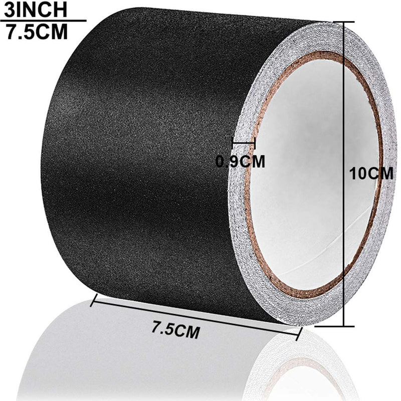 Gaffer Tape Pro, Non Reflective Residue Free and Easy to Tear Matte Tape (3" Width x 390" Long, Black) 3" width x 390" long