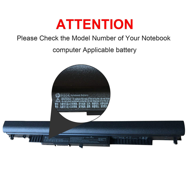 Replace Battery for HP Spare 807956-001 807957-001 Notebook 14-an013nr 15-ay013nr 15-ba009dx 15-ay191ms 15-ac130ds 15-af131dx 15-af112nr 15-af093ng 15-af127ca 15-af087nw 15-af093ng