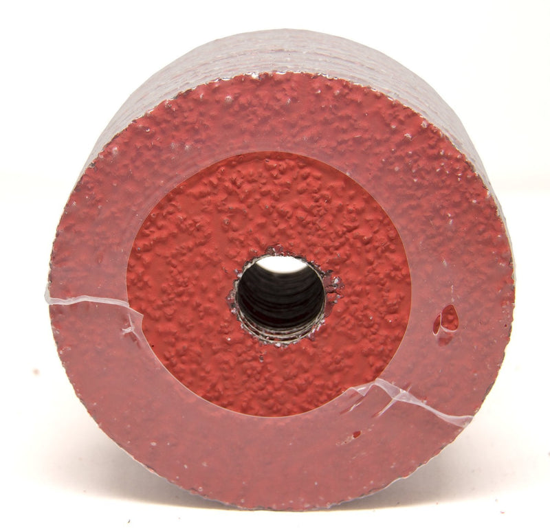 Benchmark Abrasives 4-1/2" Premium Ceramic Resin Fiber Discs with Double Resin Bond Technology 7/8" Arbor 24 Grit - 25 Pack