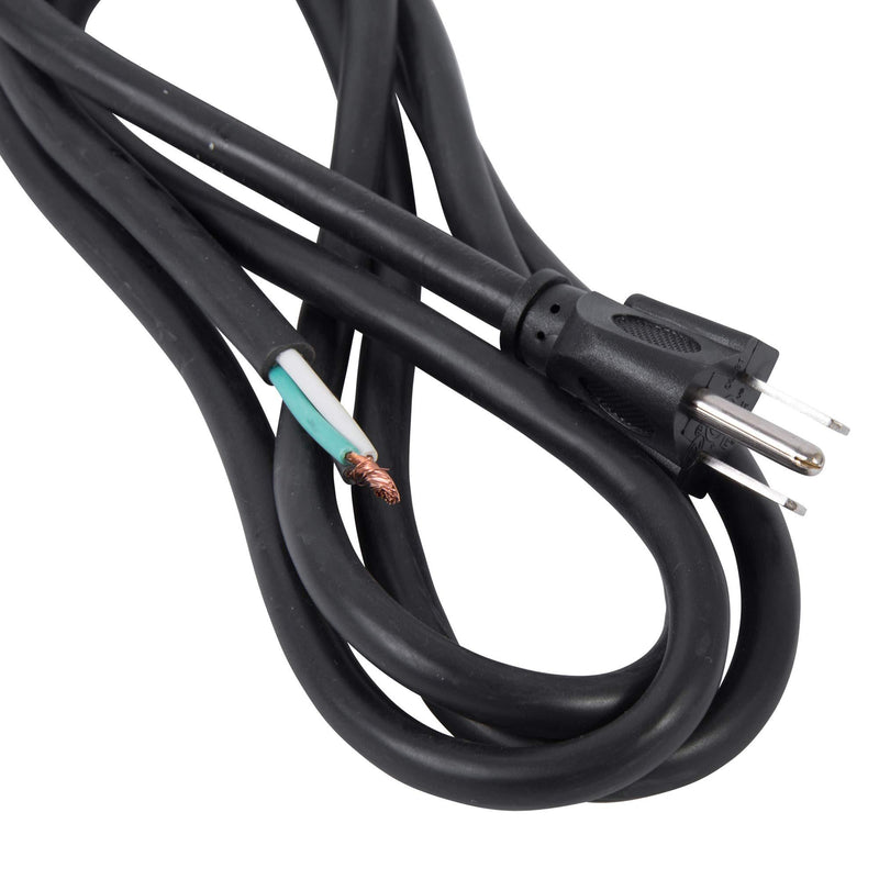 Bergen Industries Inc PS915143 3-Wire Appliance and Power Tool Cord, 9 ft, 14 AWG, 15A/125V AC, 1875w,Black Black