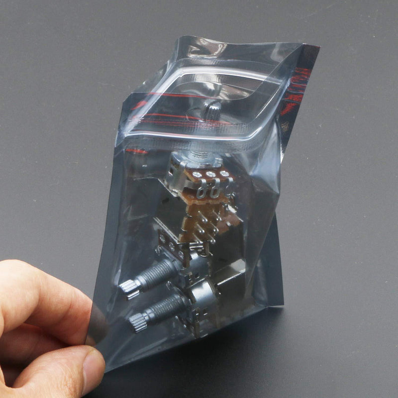 Ellbest 200pcs 3.15x4.72 inch Antistatic Bags, Resealable Ziplock ESD Shielding Bag for HDD SDD Electronic Device