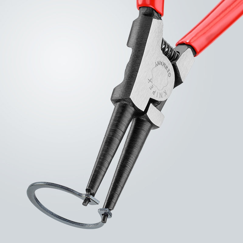 KNIPEX Tools - Circlip Pliers, External, Straight, 3/4"-2 23/64" Shaft Dia. (4611A2)