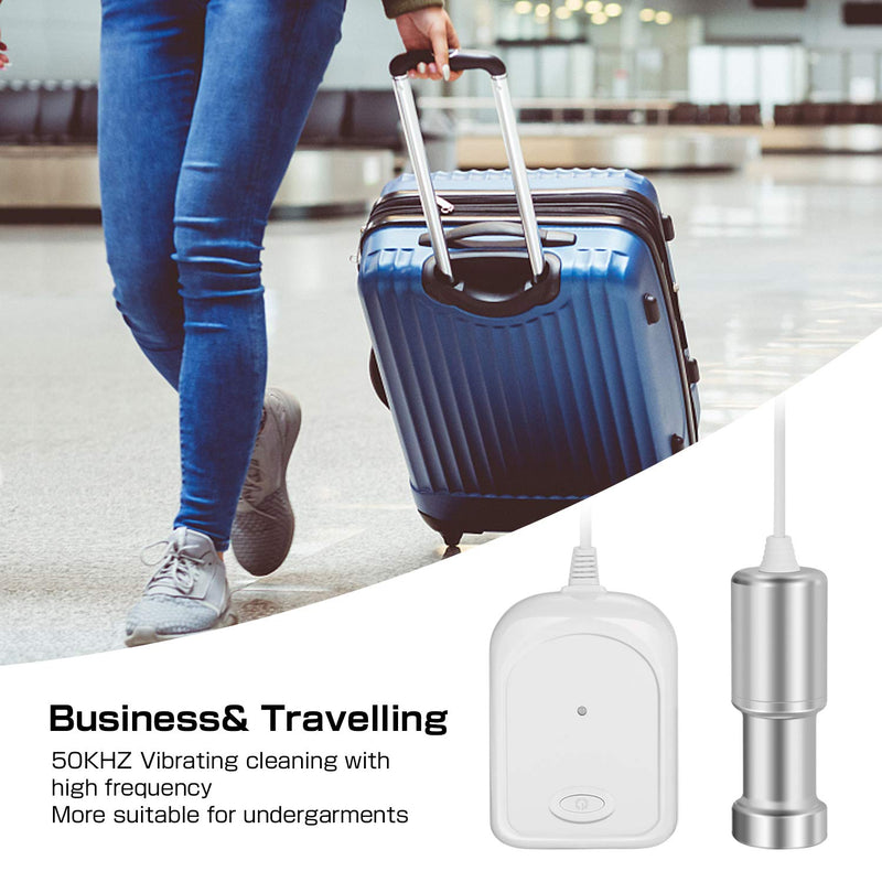 BlumWay Ultrasonic Jewelry Cleaner, Professional Ultrasonic Cleaning Machine for Silver Jewelry Diamonds Ring Glasses Fruits Vegetable Watches Kids Toys Clothes and More, Portable for Home and Travel