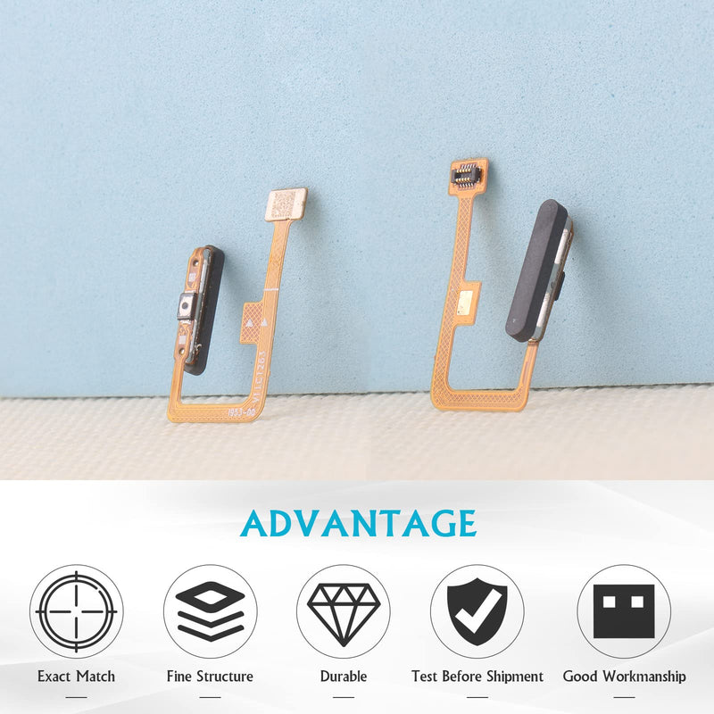 Fingerprint Sensor Flex Cable Replacement for Xiaomi Mi 11 Lite 4G/5G Power On Off Button Flex Cable with Tools