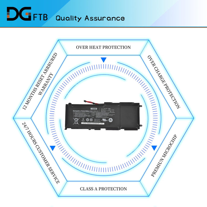 DGFTB AA-PBZN8NP Laptop Battery Replacement for Samsung 7 Notebook Np-700 Np-700z Np700Z7C NP700Z5A NP700Z5B NP700Z5C NP700Z5AH NP700Z7A NP700Z5CH NP770Z7E Series BA43-00318A(14.8V 80Wh/8-cell)