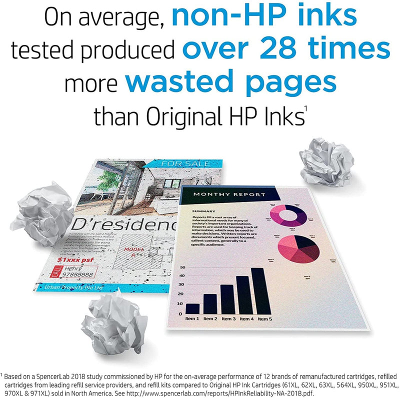 Original HP 61 Tri-color Ink | Works with DeskJet 1000, 1010, 1050, 1510, 2050, 2510, 2540, 3000, 3050, 3510; ENVY 4500, 5530; OfficeJet 2620, 4630 Series | Eligible for Instant Ink | CH562WN