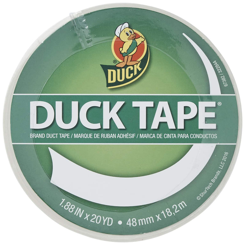 Duck 1265015 1.88" x 20 yd Winking Tape, 1.88 Inches x 20 Yards, White