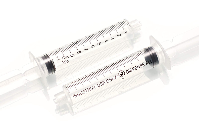 Dispense All - Mini Industrial Syringe Pack - 10ml Syringes with 14G & 18G Blunt Needles, Blunt Needles Covers, and Syringe Caps
