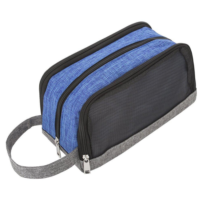 Kids Wash Bag, Yeiotsy Color Clash Portable Travel Toiletry Bag for Children's Camping Outing Short Trip (Blue) Blue
