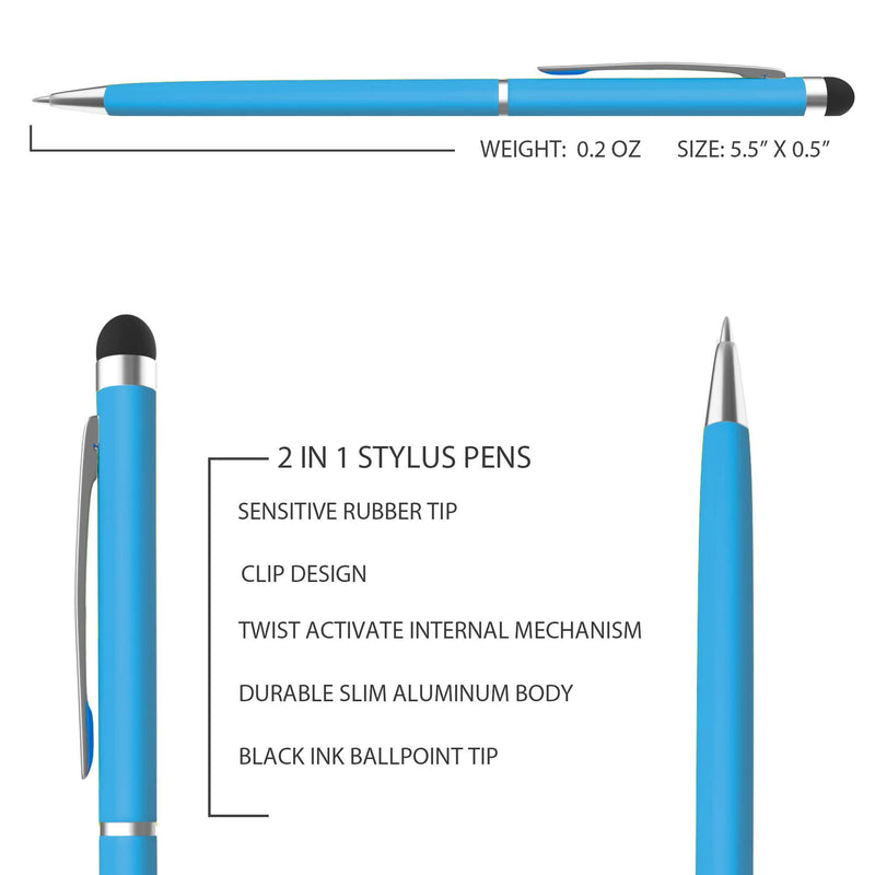 Bulk Universal Touch Screen Capacitive Stylus Pens for Touch Screens, Maeline (Stylus with Ink, 10 Pack) Stylus with Ink
