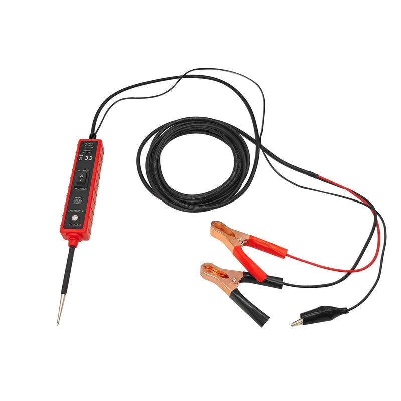 ZKTOOL 6-24V car circuit tester, electrical tester with circuit probe, continuity tester, current tester, voltage tester for test lamp, polarity test, open circuit test, diode test, ground test, power meter