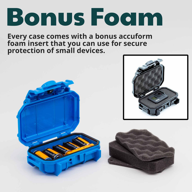Professional Waterproof Film Carrying and Storing Case | 35mm(7 Rolls) & 120mm(5 Rolls) Photo Film | Light Sealed, Waterproof, Crushproof (Black) Black