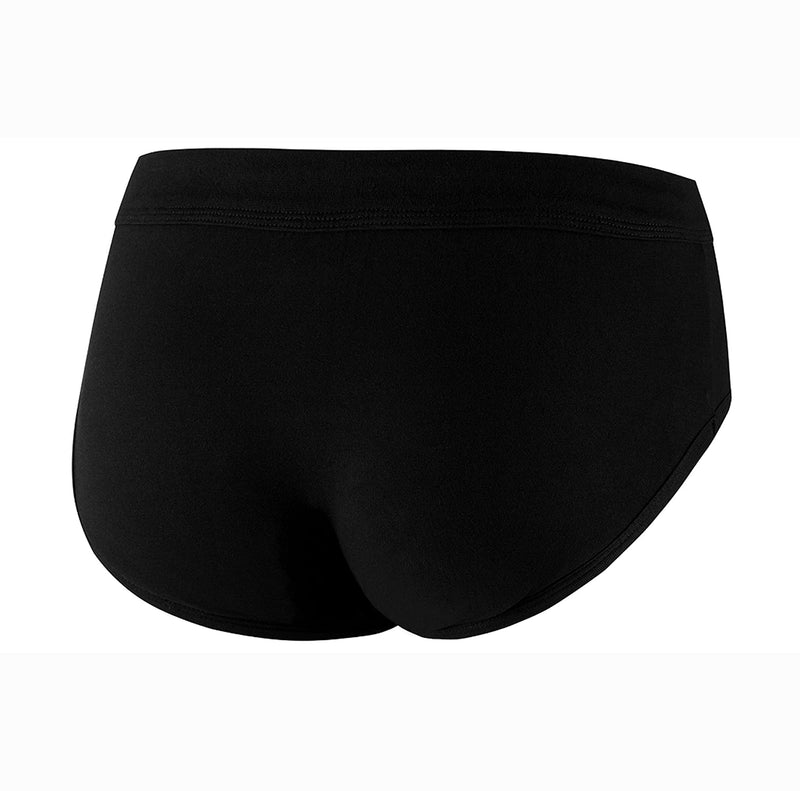 AIRCUTE Washable Urinary Incontinence Cotton Underwear for Men, Instant Absorbency, Bladder Leakage Protection Regular Men Brief, Black (Medium) Medium