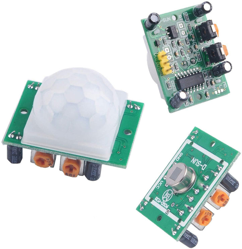 Geekstory HC-SR501 Pir Pyroelectric Infrared PIR Sensor Body Motion Sensor Modules for Arduino (Pack of 5pcs)