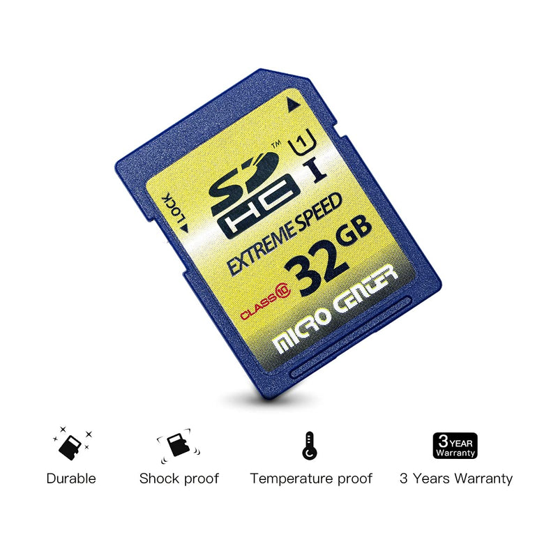 32GB Class 10 SDHC Flash Memory Card SD Card by Micro Center (2 Pack) 32GB x 2