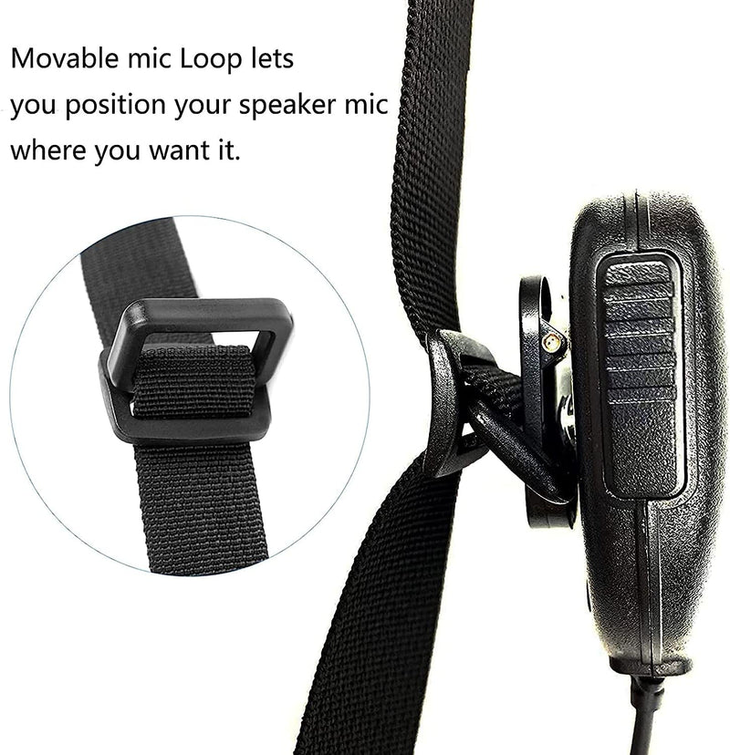 Radio Holder Walkie Talkie Pouch Molle Radio Pouch BaoFeng Radio Holster Strap Radio Case for Duty Belt Compatible with BaoFeng UV5R 888S F8HP Kenwood Icom HYT Arcshell Retevis H777 (4 Pack) MSC-20C 4Pack