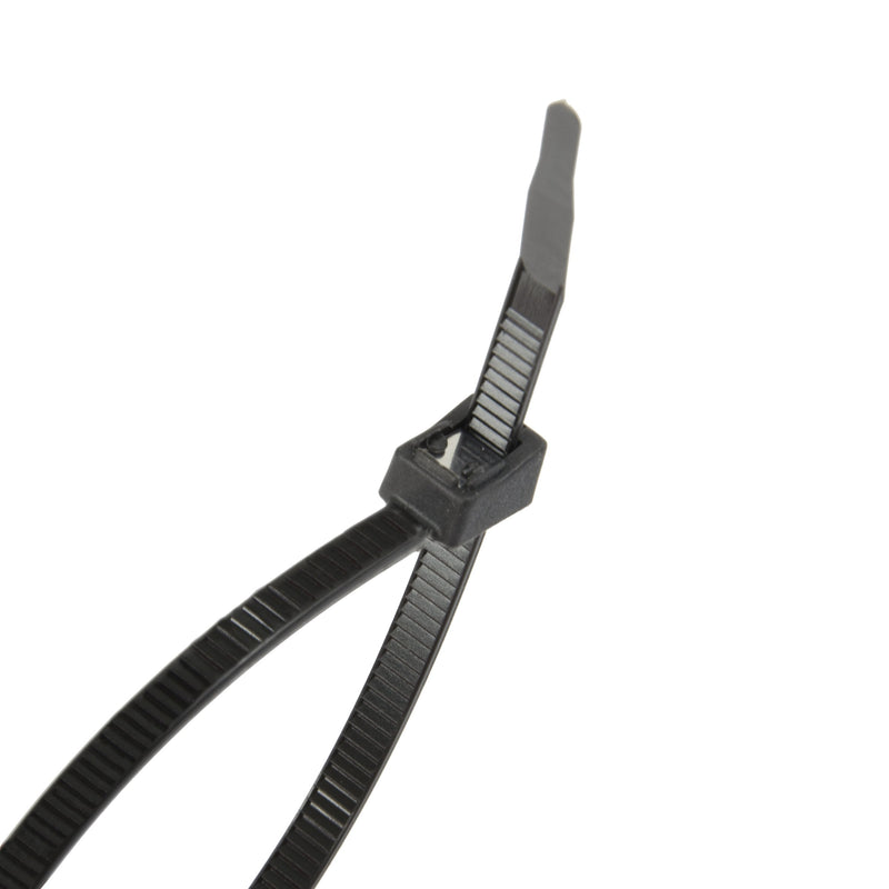 Gardner Bender 45-311UVBSC Nylon Self-Cutting Cable Tie, 11 inch, 50 lb. Tensile, Twist-Off Tail, Zip Tie, 20 Pk., UV Resistant Black 20 Pack 11 inch. UV Black