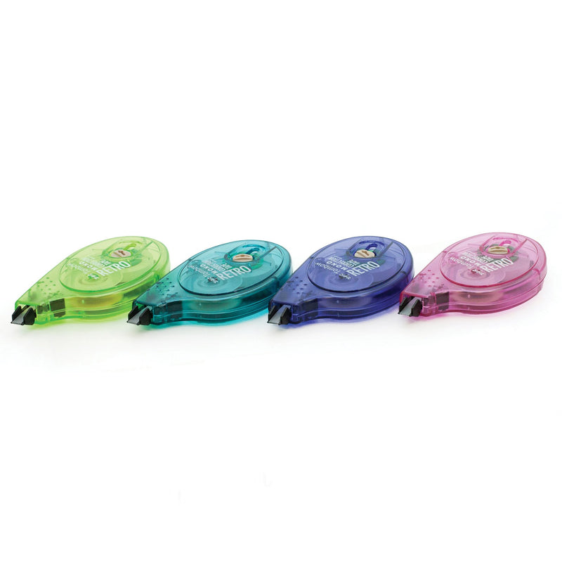 Tombow 68723 Mono Retro Correction Tape Assorted Colors, 10-Pack