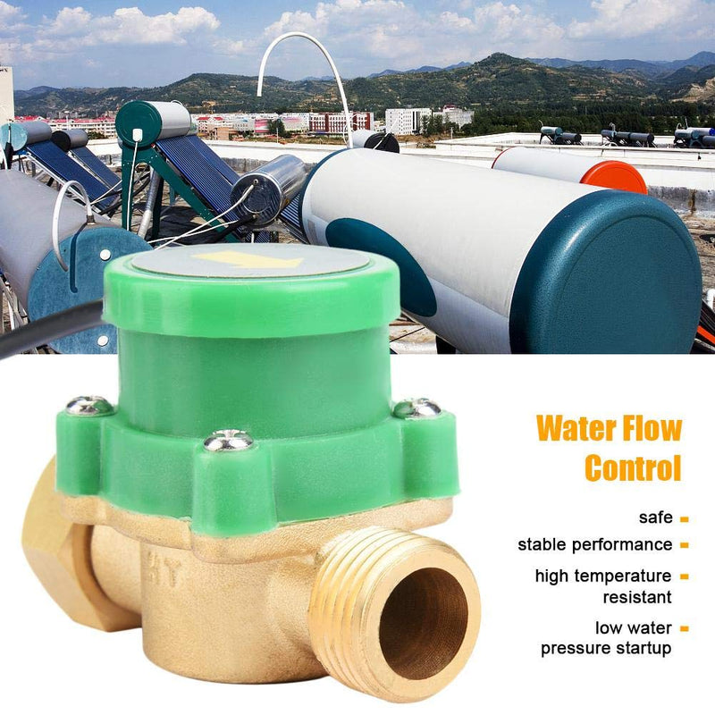 Water Flow Switch,G1/2-G1/2 Thread Water Pump Flow Sensor Electronic Pressure Automatic Control Switch 220V