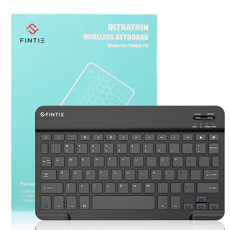 Fintie 10-Inch Ultrathin (4mm) Wireless Bluetooth Keyboard for Android Tablet Samsung Galaxy Tab E/Tab A/Tab S, ASUS, Google Nexus, Lenovo and Other Android Devices